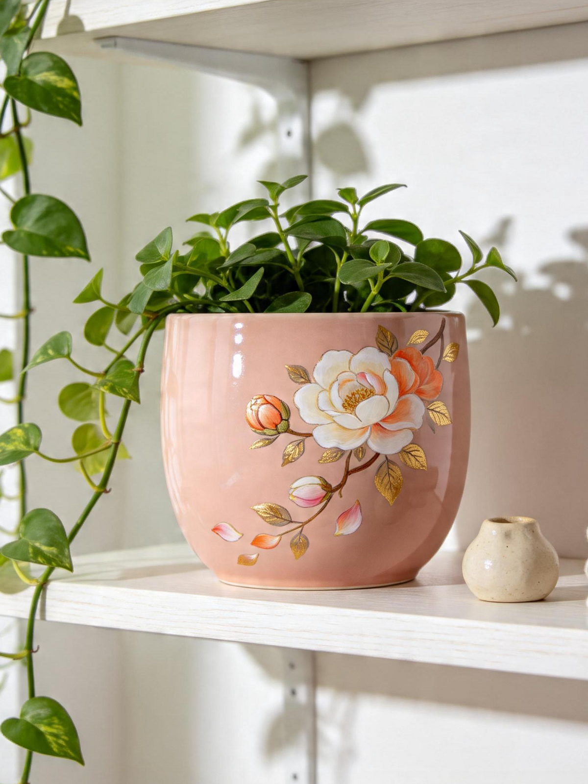 Golden Rose Planter