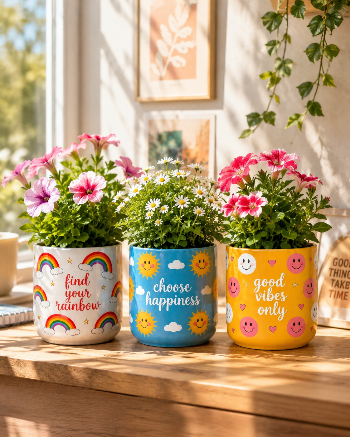 Good Vibes Planter (Set of 3)