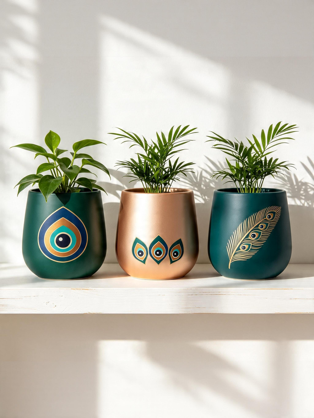 Golden Feather Planter