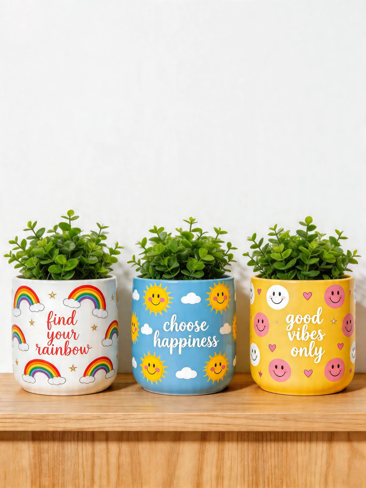 Good Vibes Planter (Set of 3)