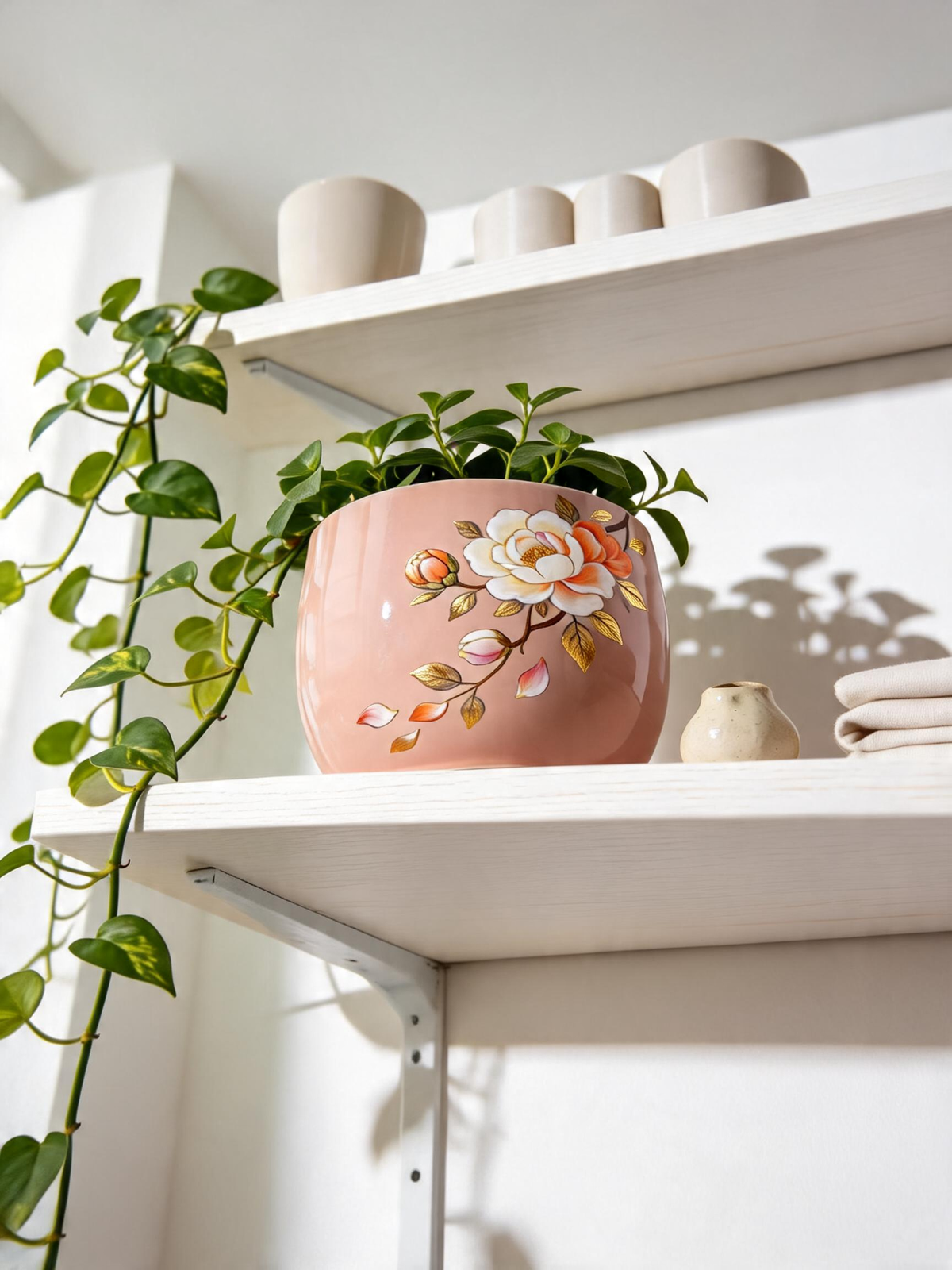 Golden Rose Planter