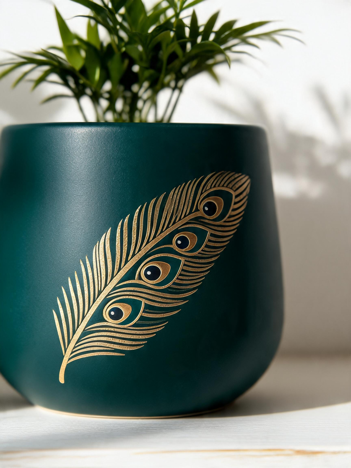 Golden Feather Planter