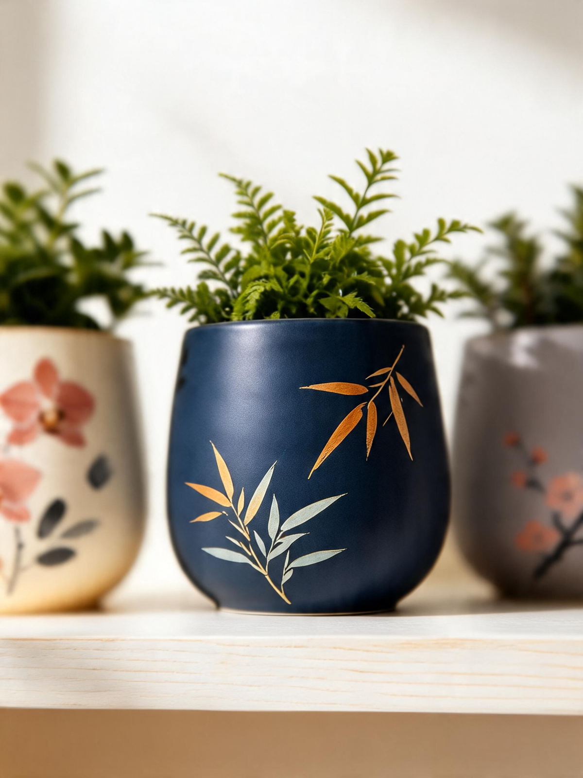 Ink Bamboo Planter